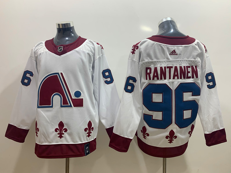 Men's Colorado Avalanche Mikko Rantanen #96 White Breakaway Jersey